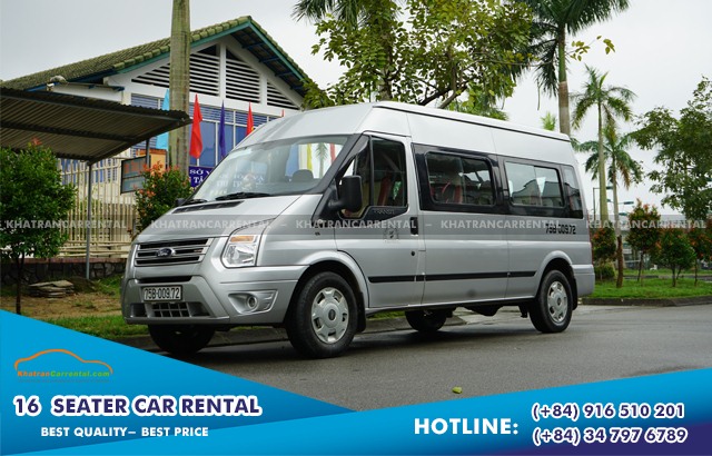 16 seater car for rent 