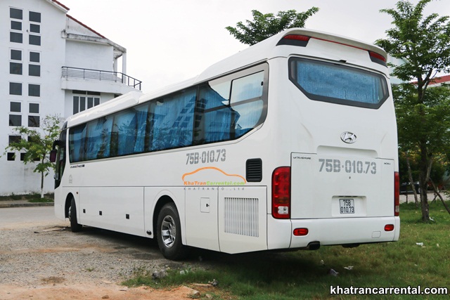 employee shuttle bus in quang nam