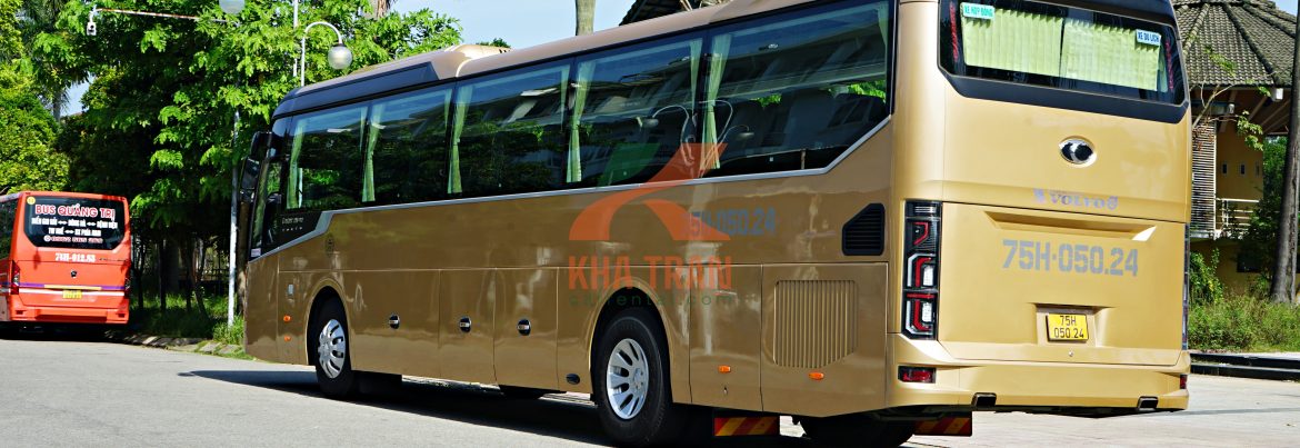 thaco blue sky 45 seater bus rental vietnam